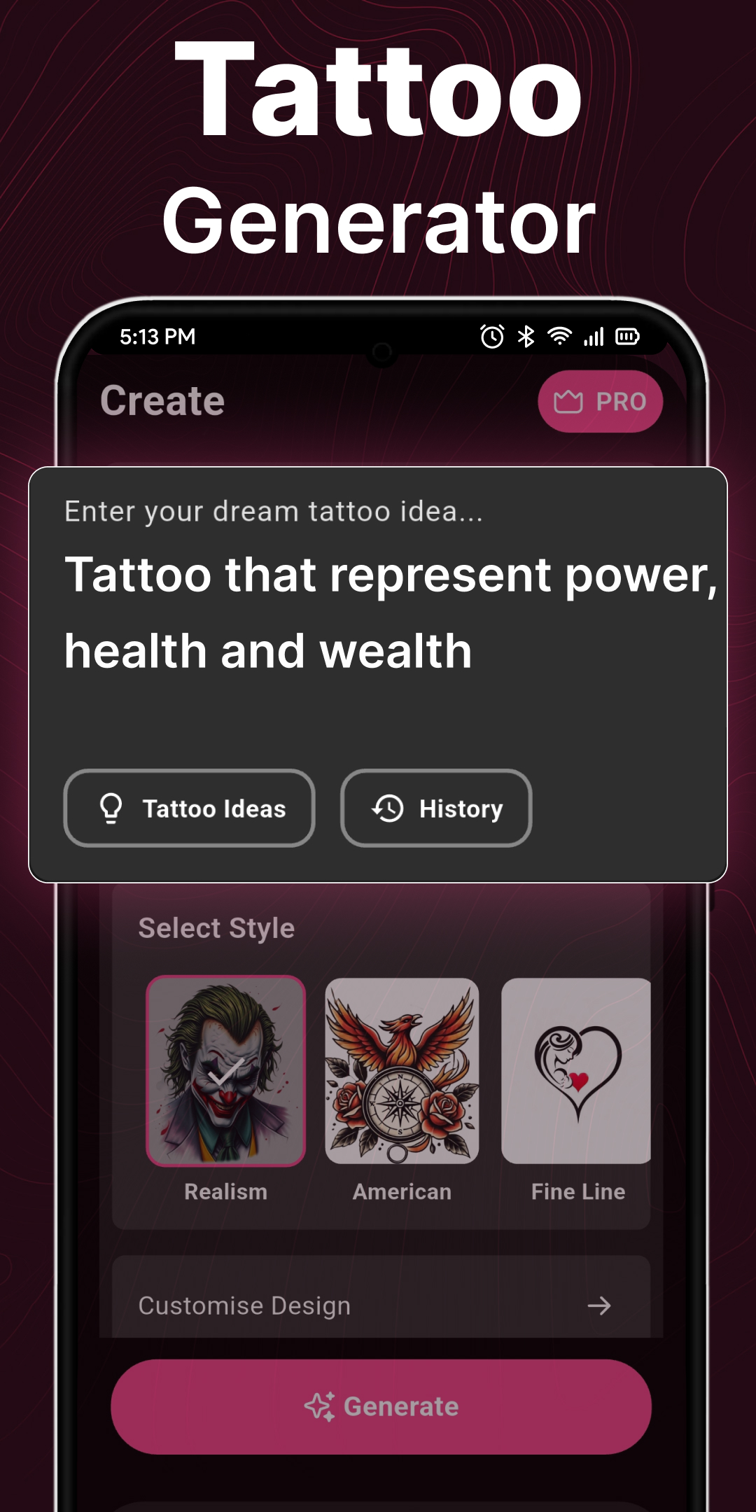 AI Tattoo Generator