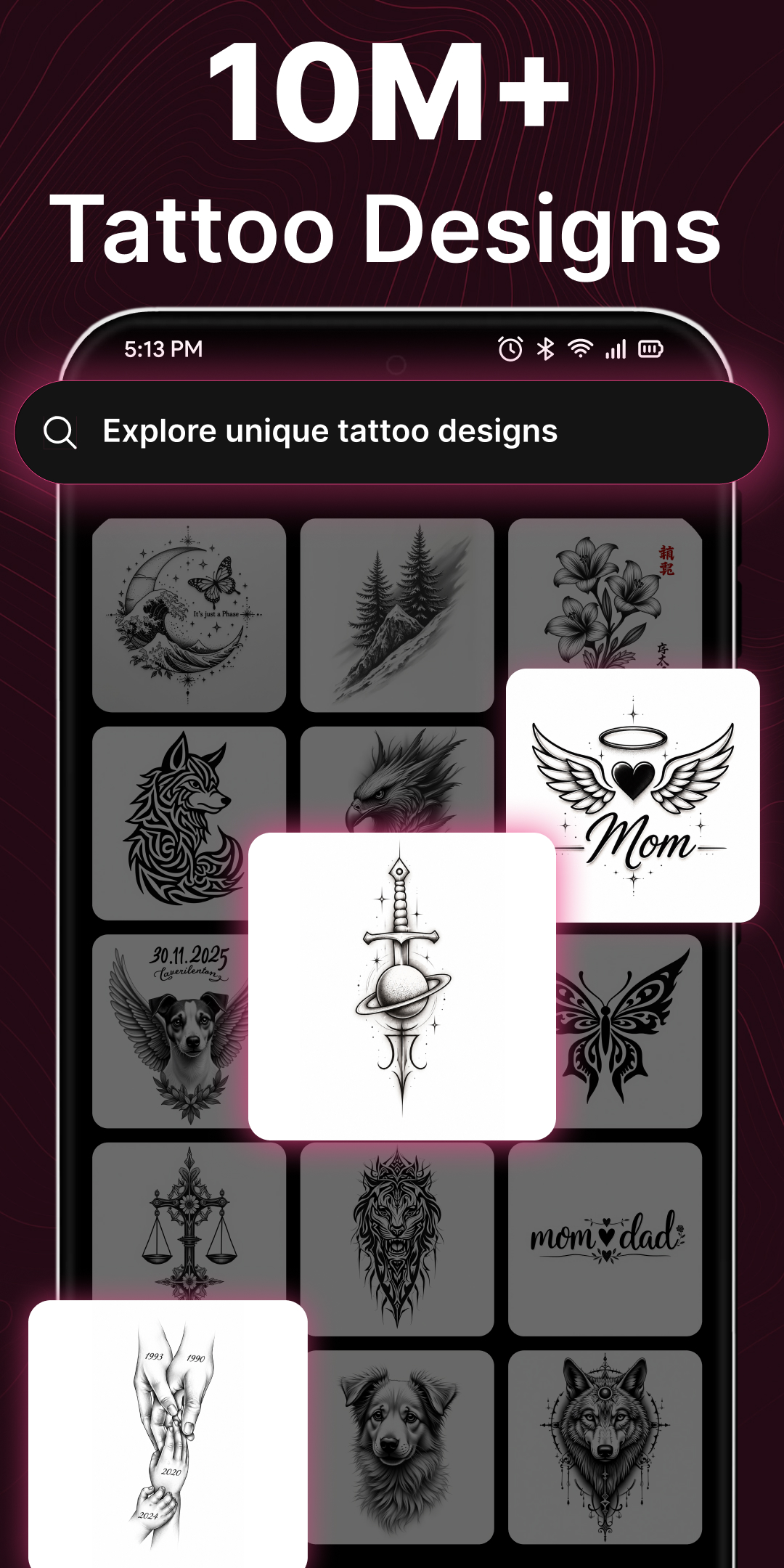 10M+ Tattoo Designs